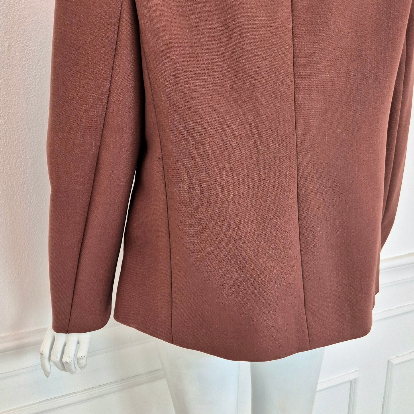 Giacca vintage coccio bottoni oro