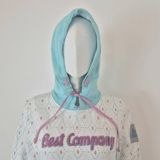 Best Companyby Olmes Carretti | Felpa bianca con cappuccio