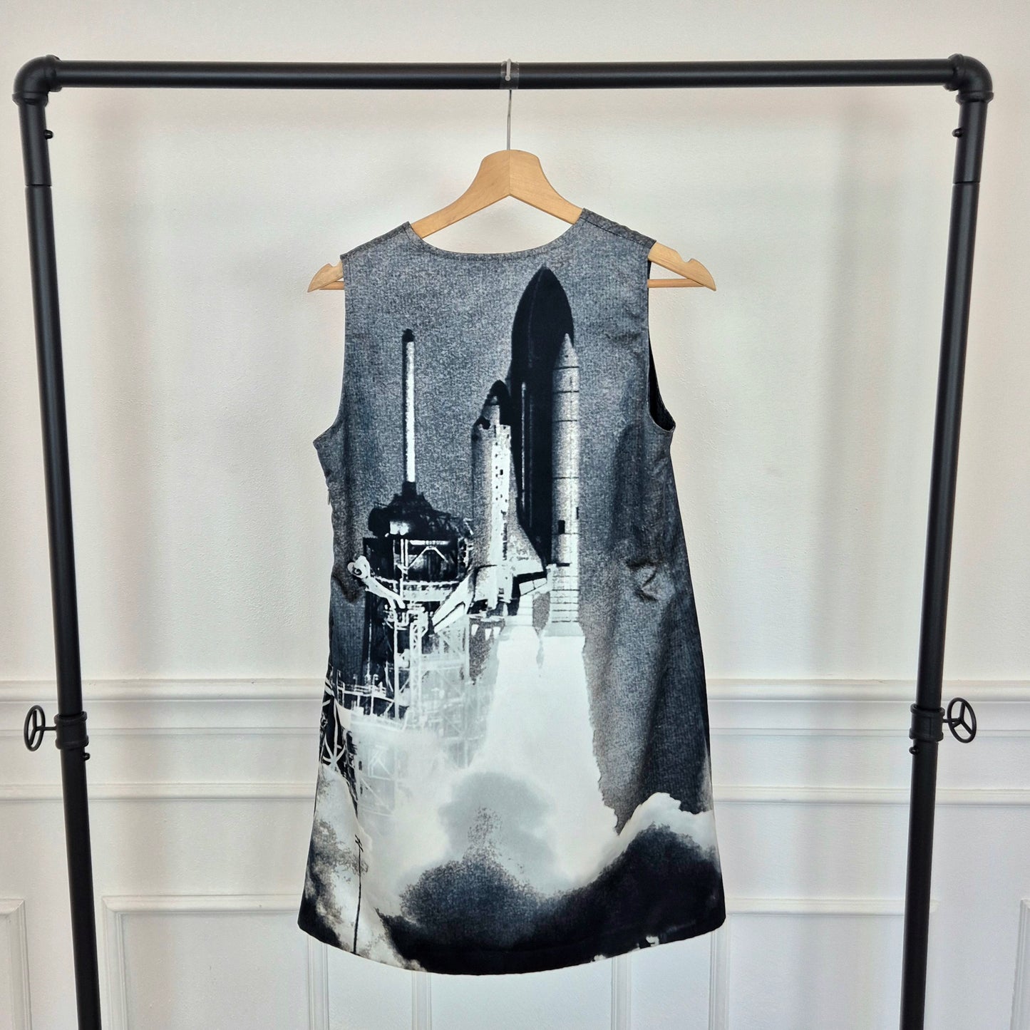 Romeo Gigli | Abito stampa "spedizione sulla Luna"