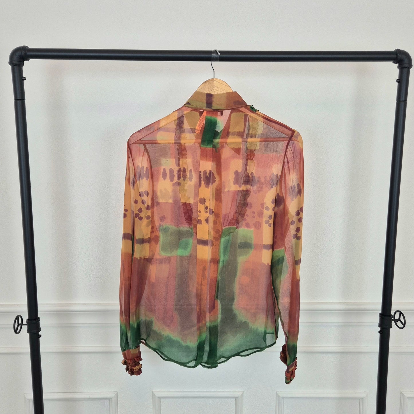 Romeo Gigli | Camicia velata fantasia multicolor