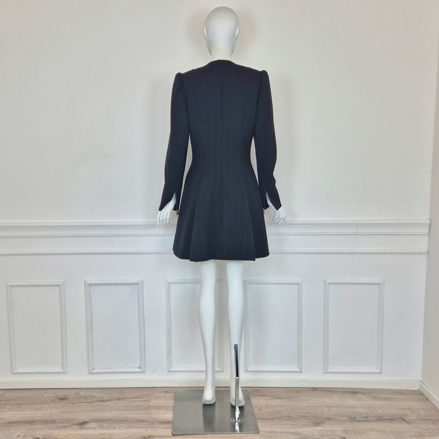 Chantal Thomass | Giacca lunga in lana con dettagli in metallo