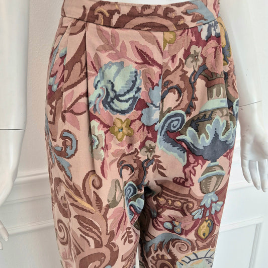 Callaghan by Romeo Gigli | Pantaloni in cotone stampa 1989