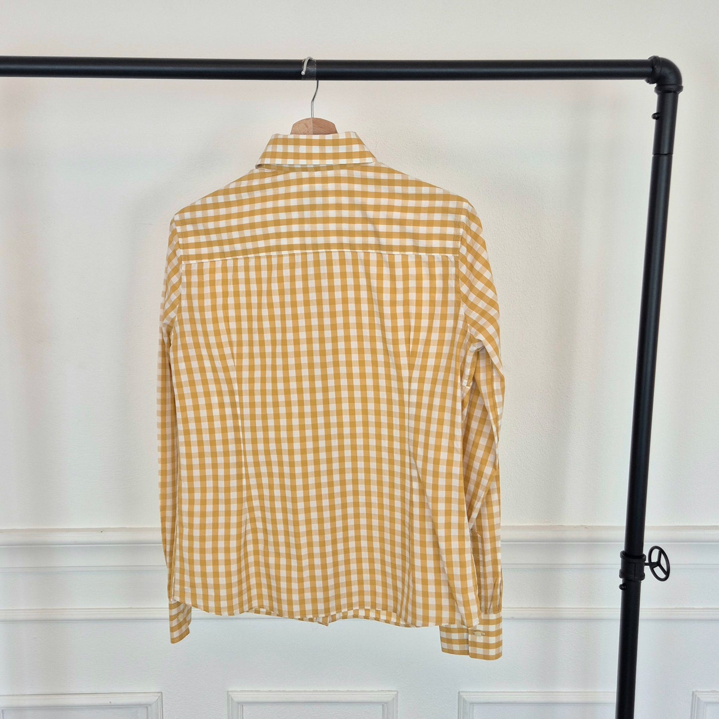 Stella Jean | Camicia vichy senape