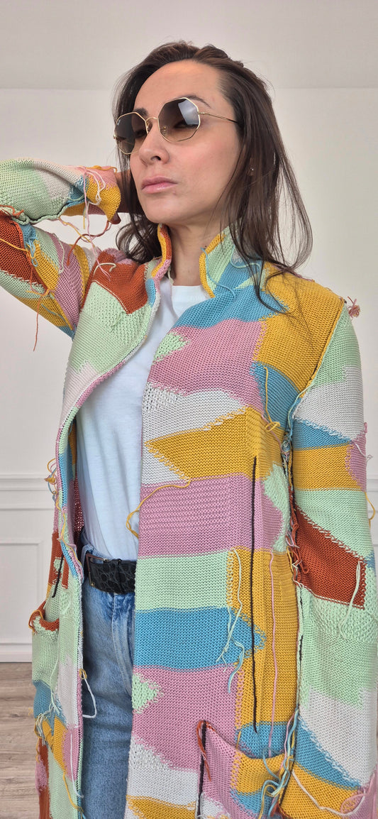 Marni | Maxi cardigan patchwork