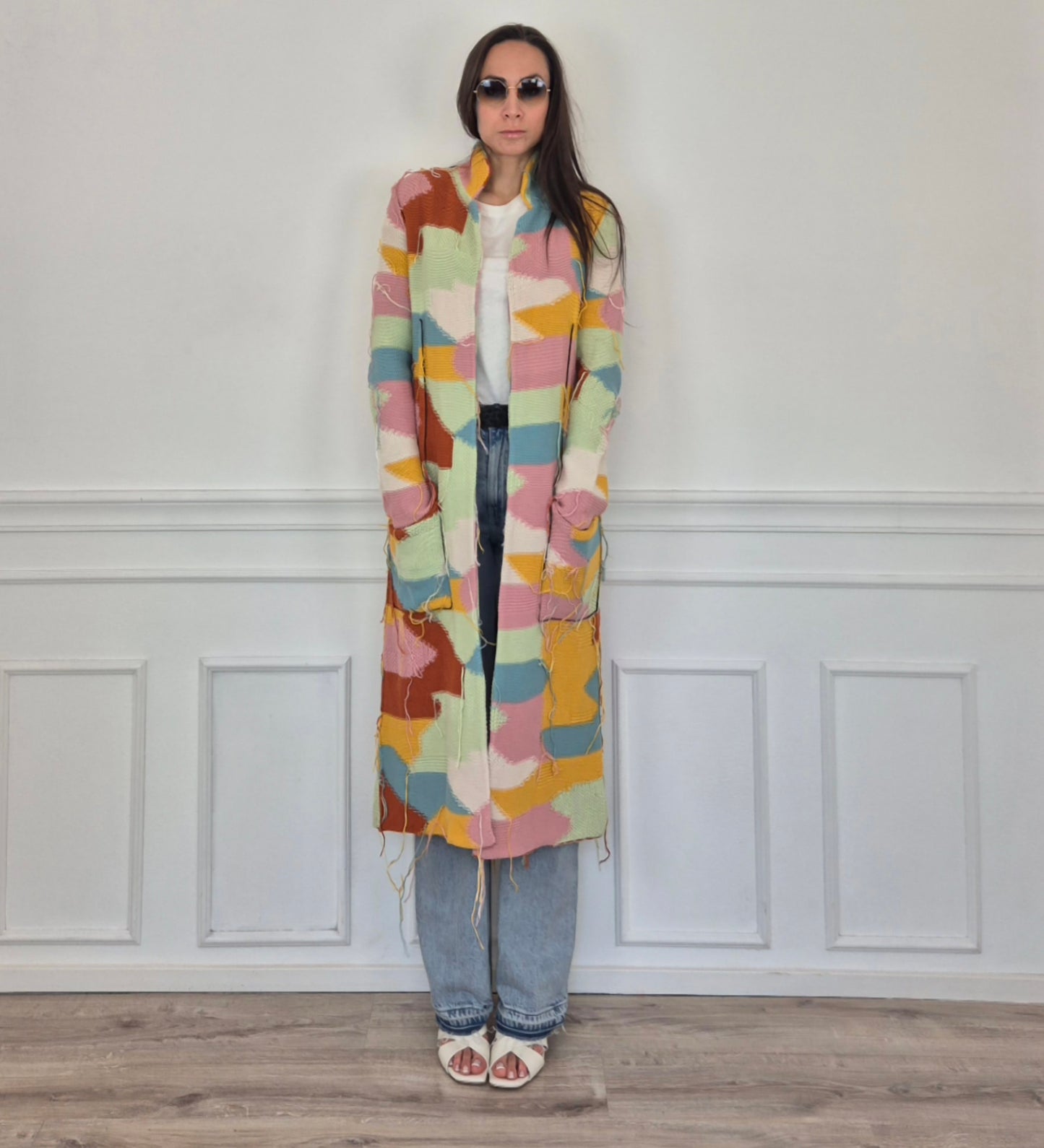 Marni | Maxi cardigan patchwork