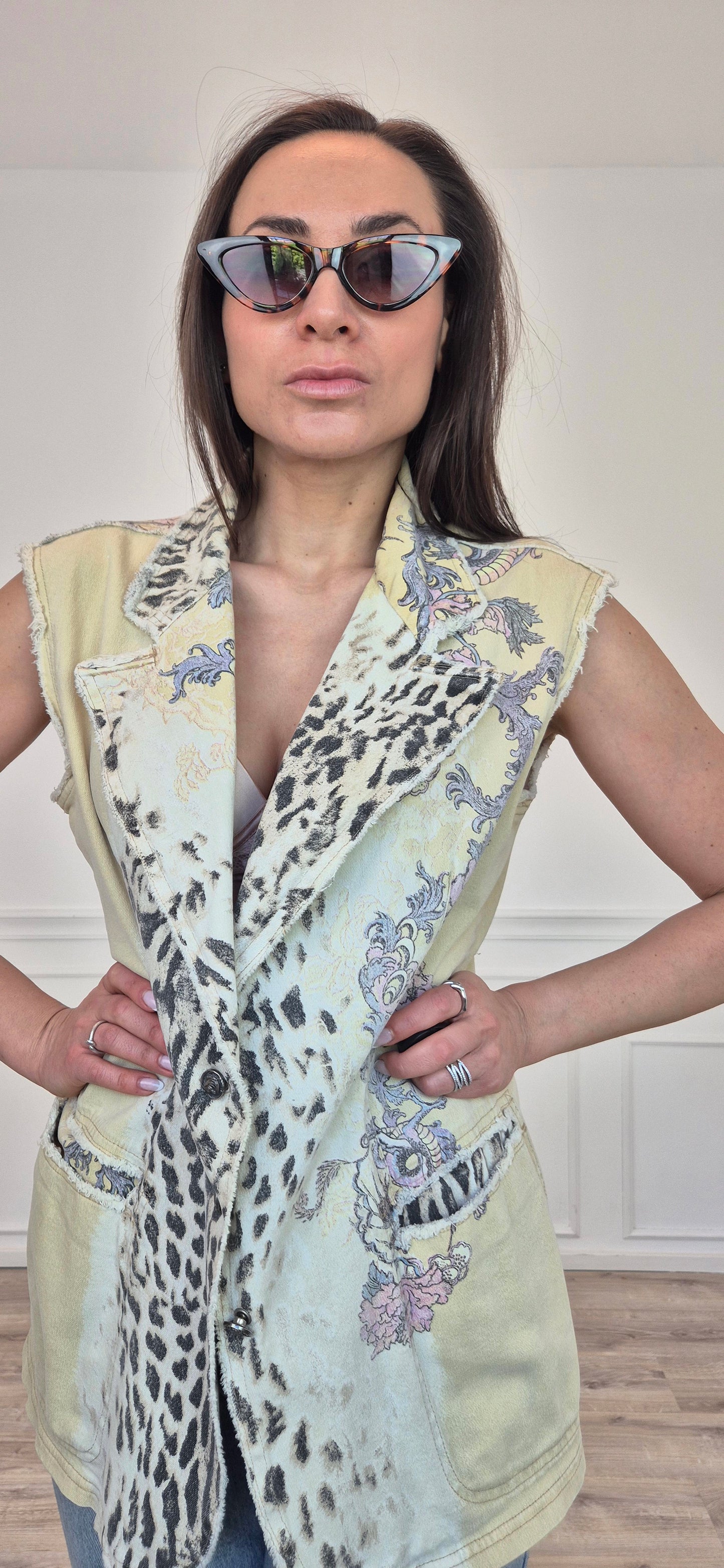 Roberto Cavalli | Gilet vintage leopard
