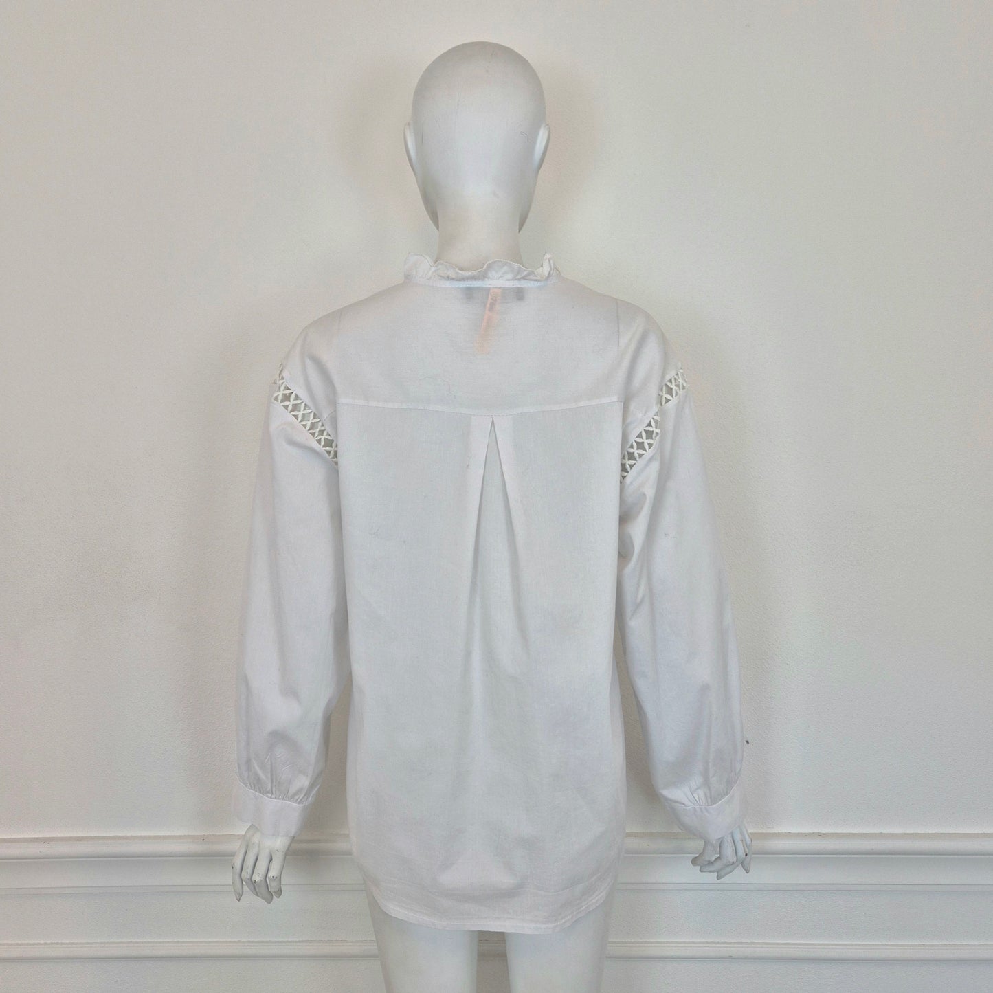 Angela Mele Milano | Camicia bianca con traforo