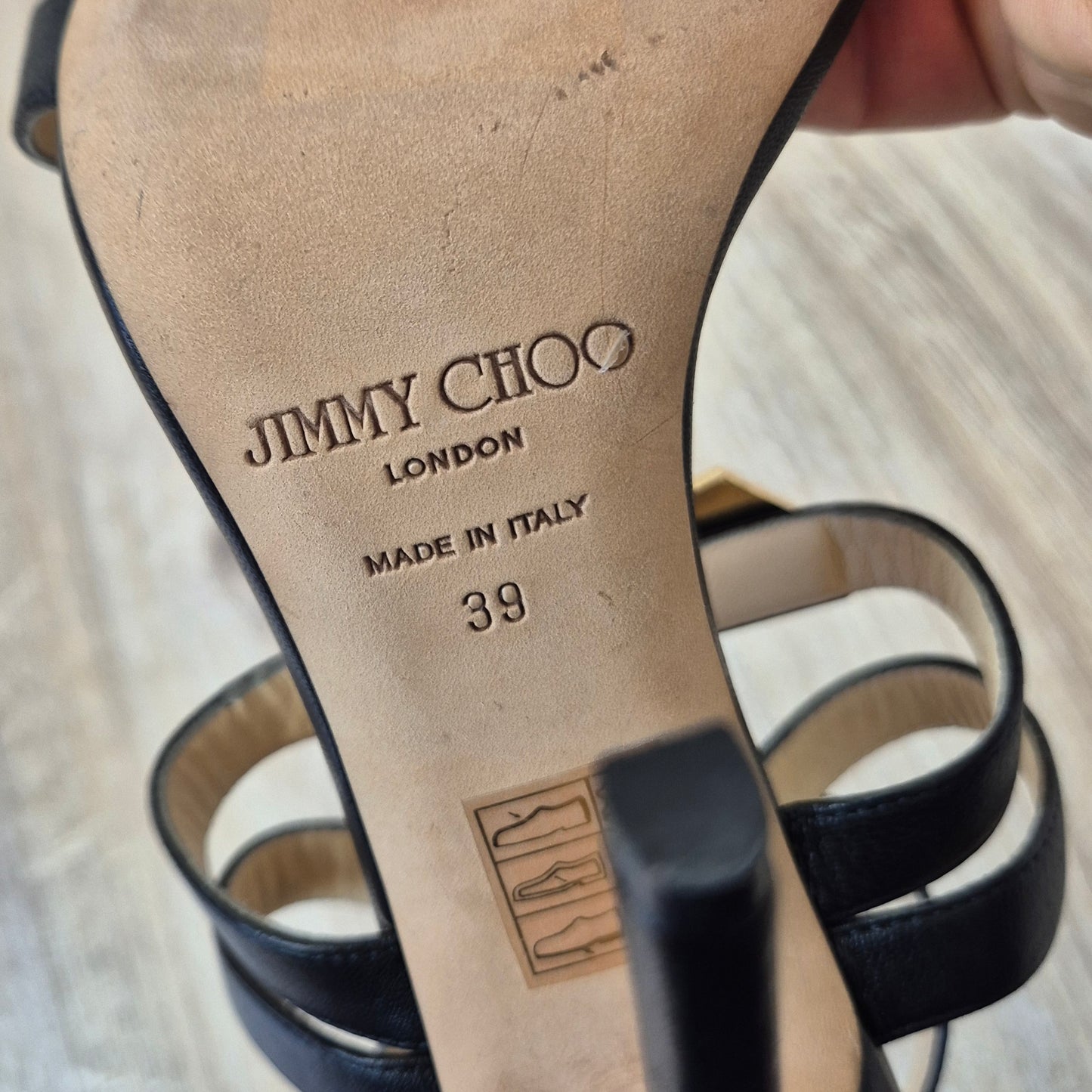 Jimmy Choo | Sandali gioiello pelle nera