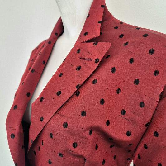 Romeo Gigli | Giacca in seta pois ss1996