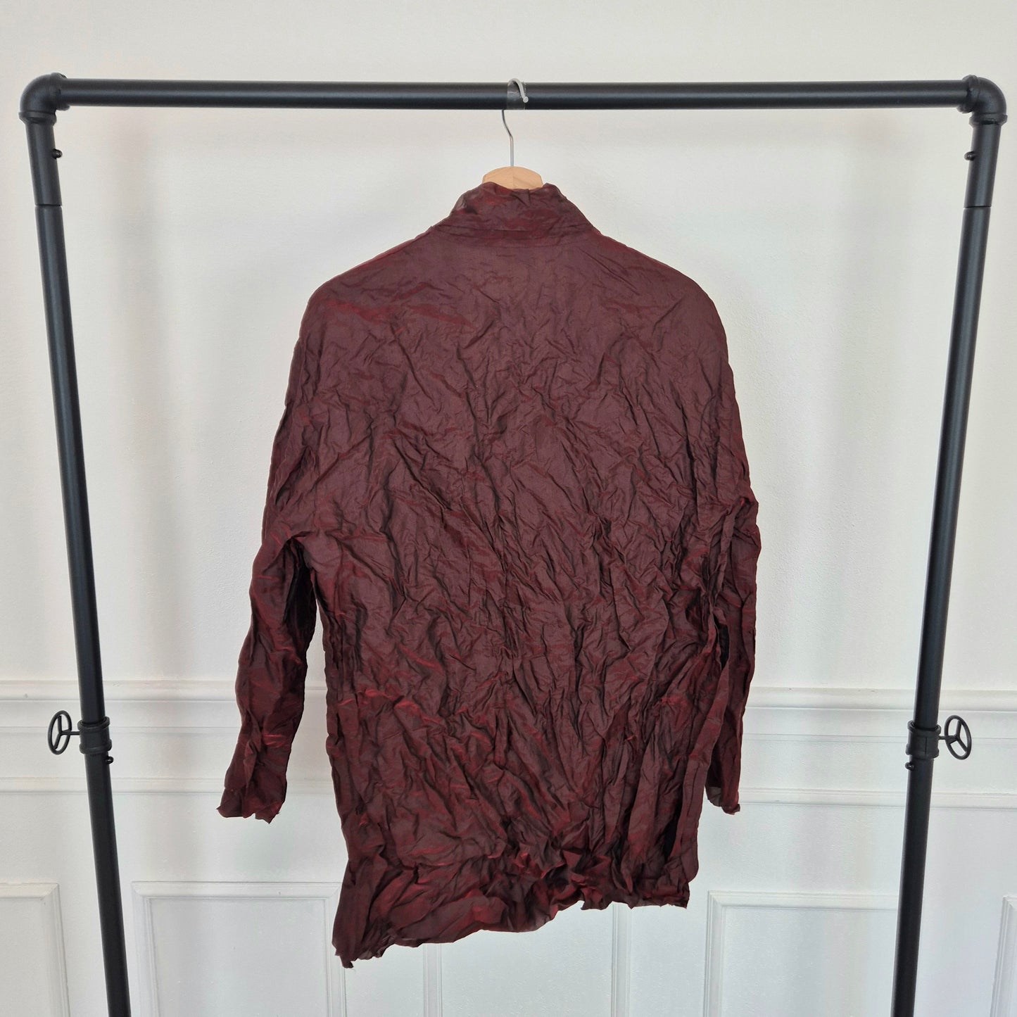 Romeo Gigli | Giacca in metallo effetto stropicciato ss1999