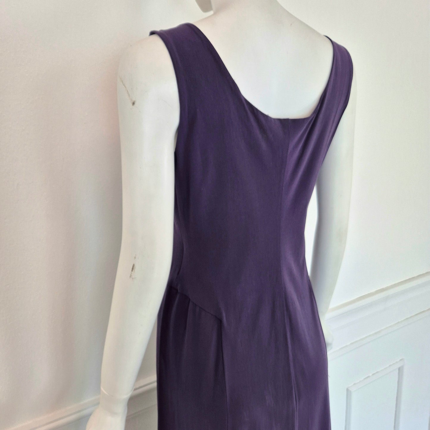 Prada | Abito vintage seta viola