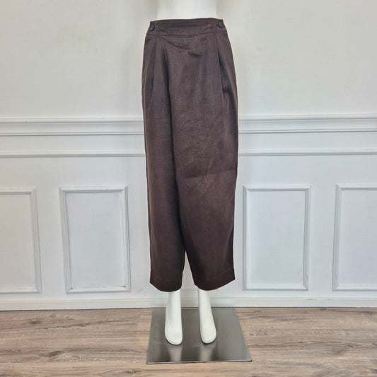 Plantation di Issey Miyake | Completo tailleur lino marrone