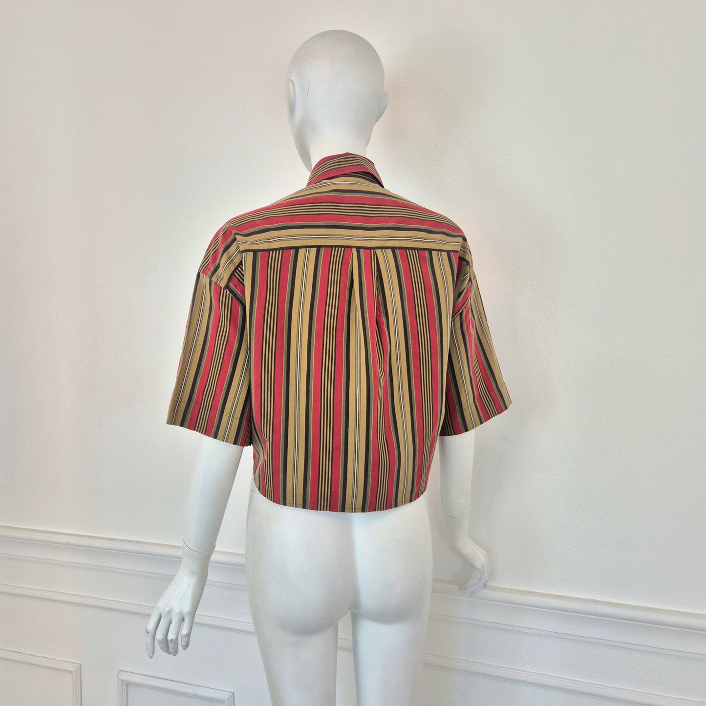 Romeo Gigli | Camicia a righe da annodare in vita