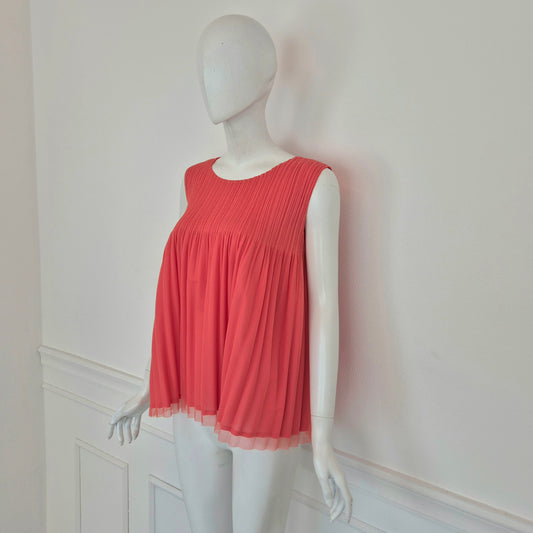 Pleats Please Issey Miyake | Top plissè doppio strato