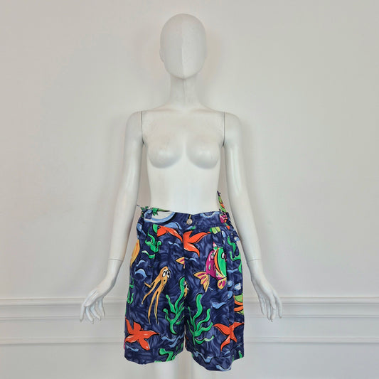 Escada | Shorts estivi fantasia pesci