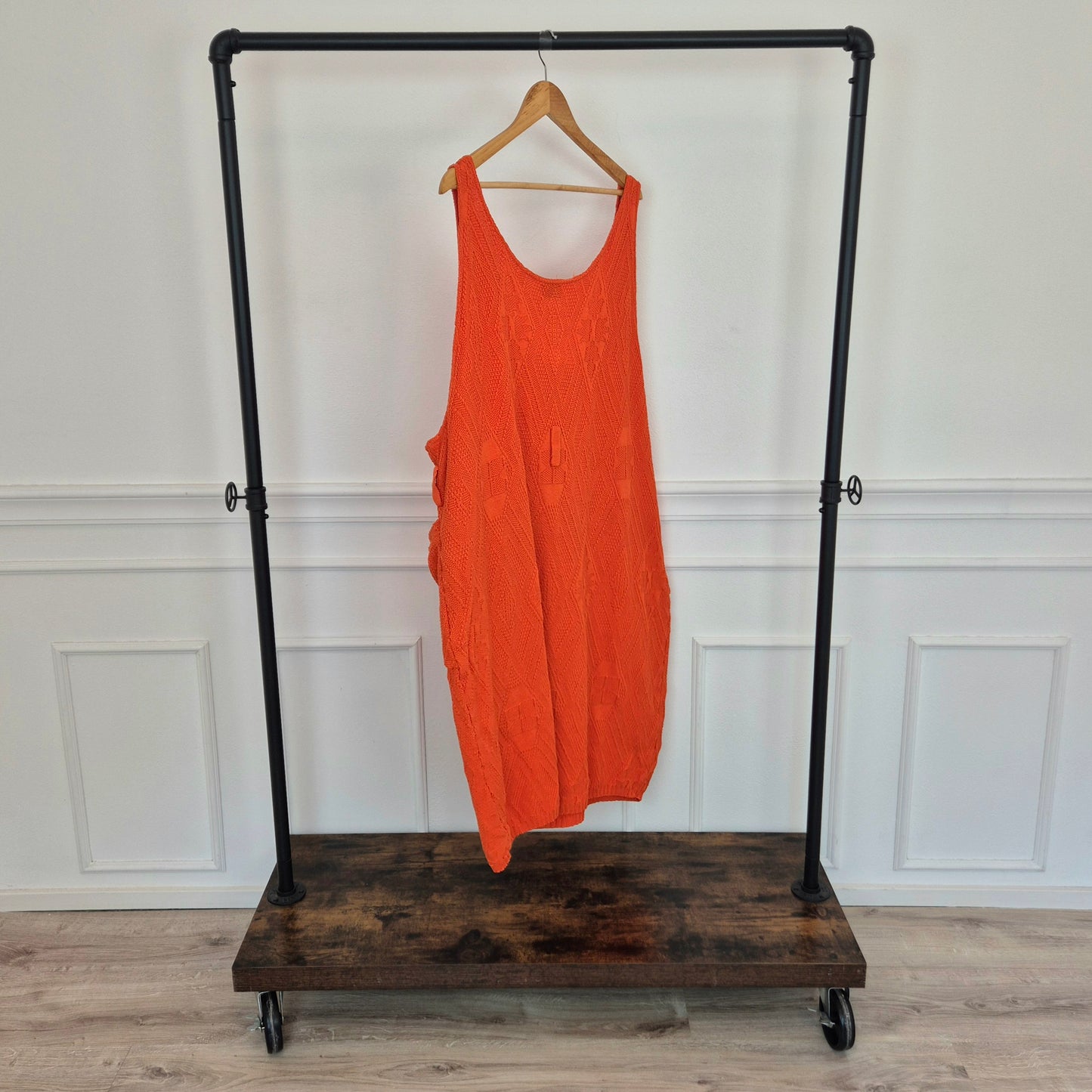 Benetton | Abito oversize vintage arancione