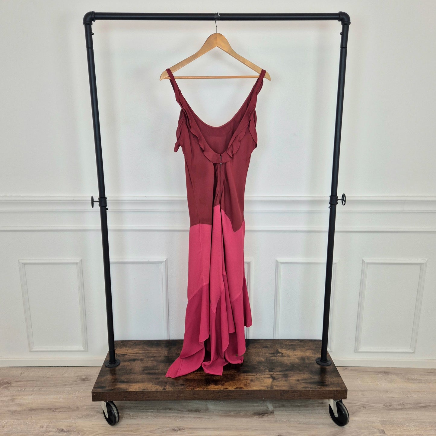 Yves Saint Laurent | Abito in viscosa tre colori 2003
