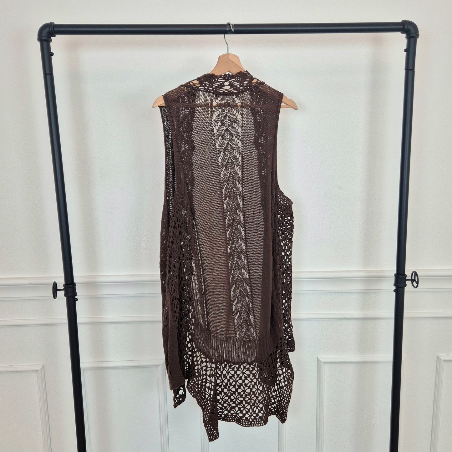 Twin set Simona Barbieri | Gilet cotone crochet