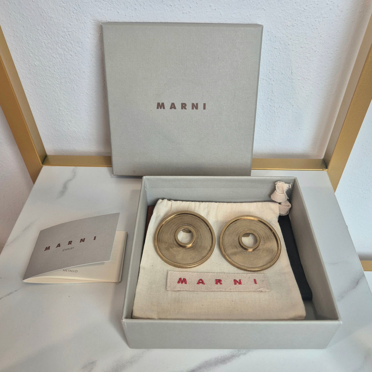 Marni | Maxi orecchini a clip round