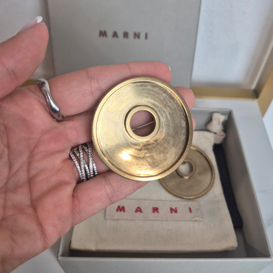 Marni | Maxi orecchini a clip round