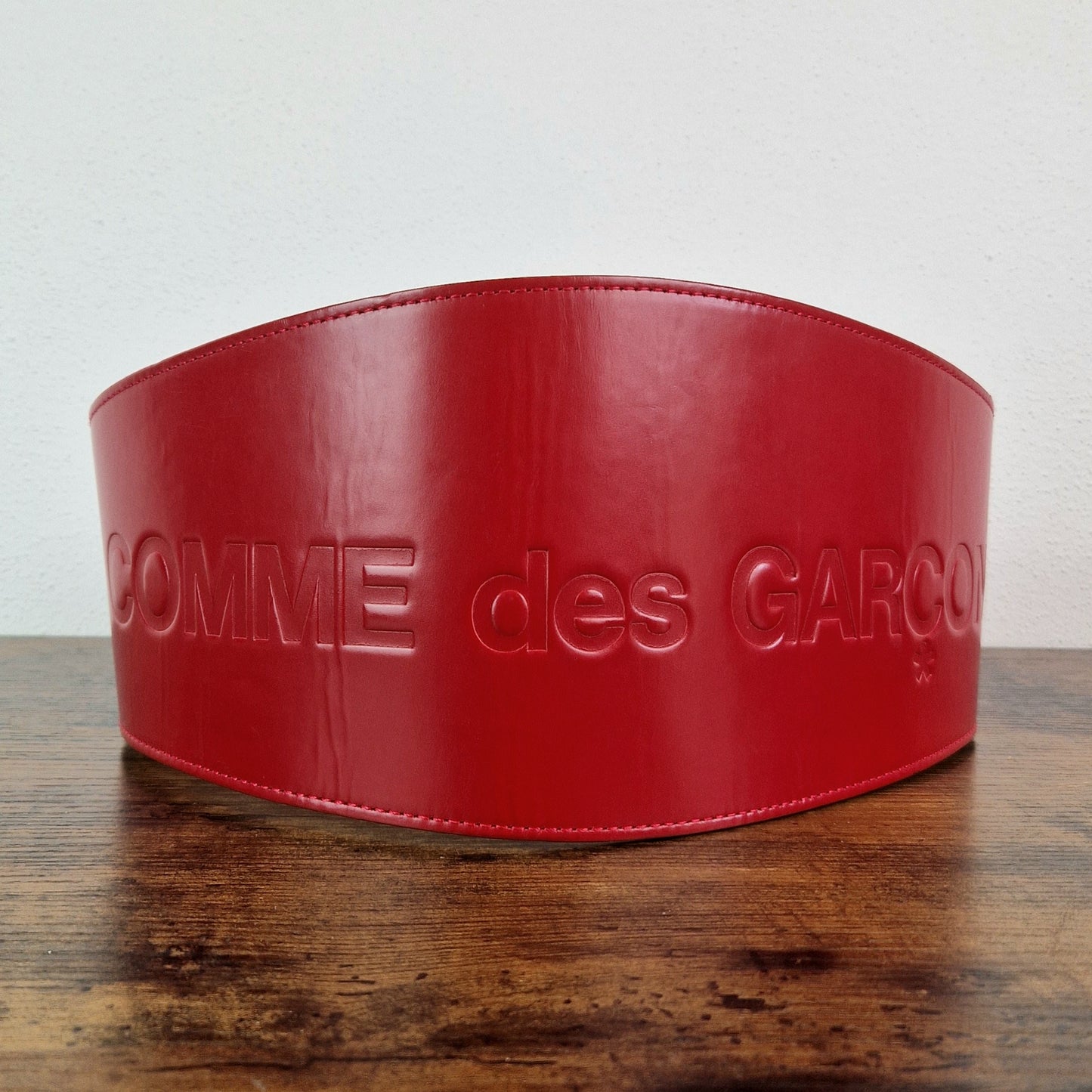Cinturone maxi Comme des Garçons rosso