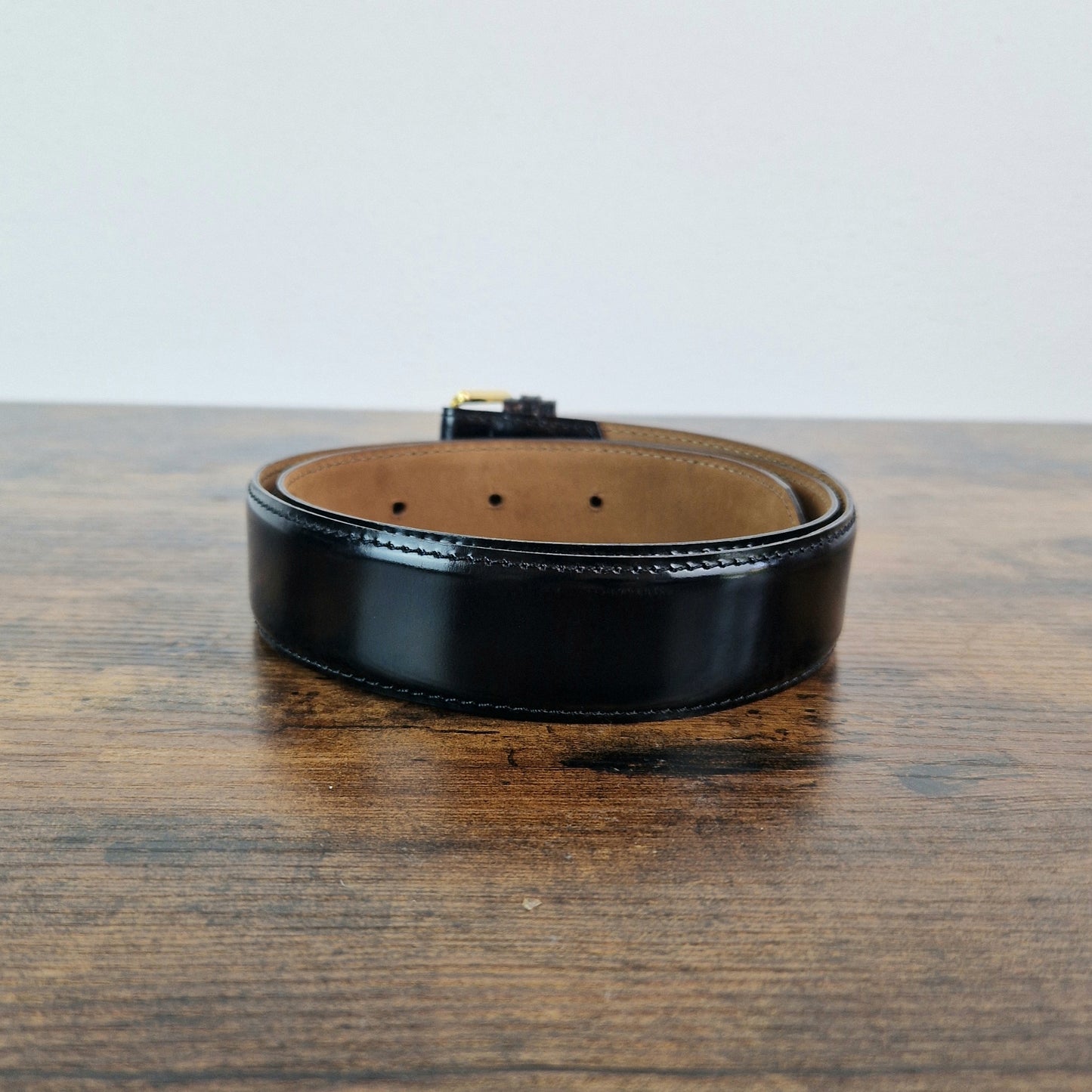 Cintura Moschino vernice nera