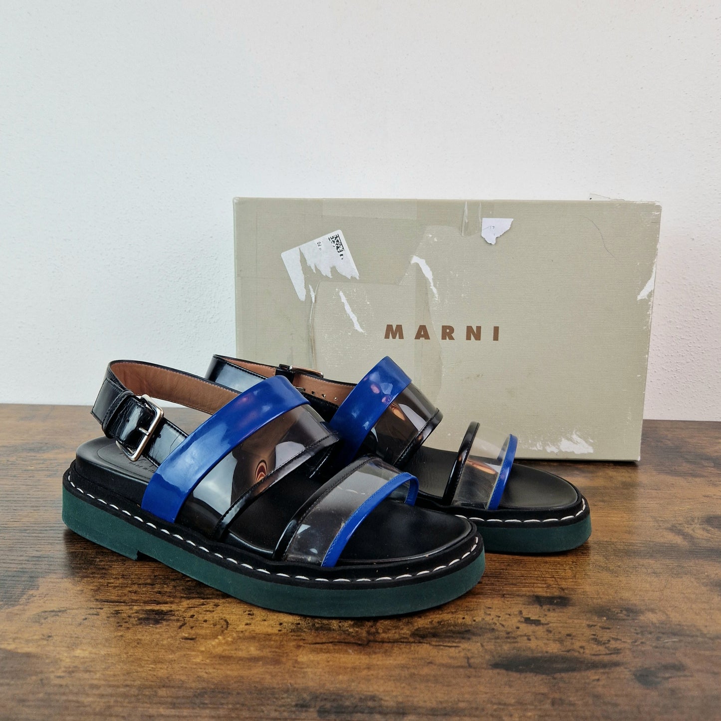 Sandali Fussbett Marni pelle e pvc