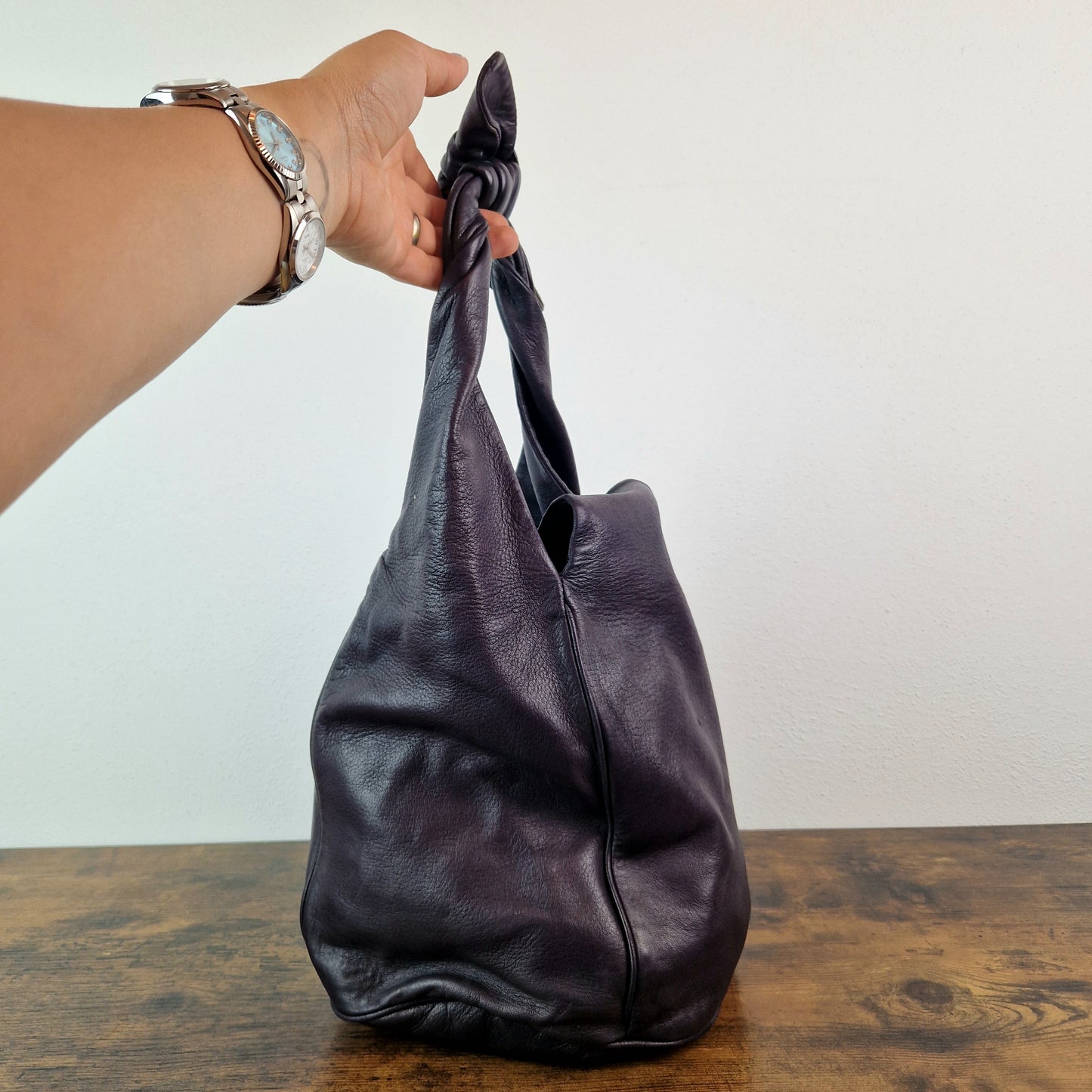 Borsa Romeo Gigli pelle viola