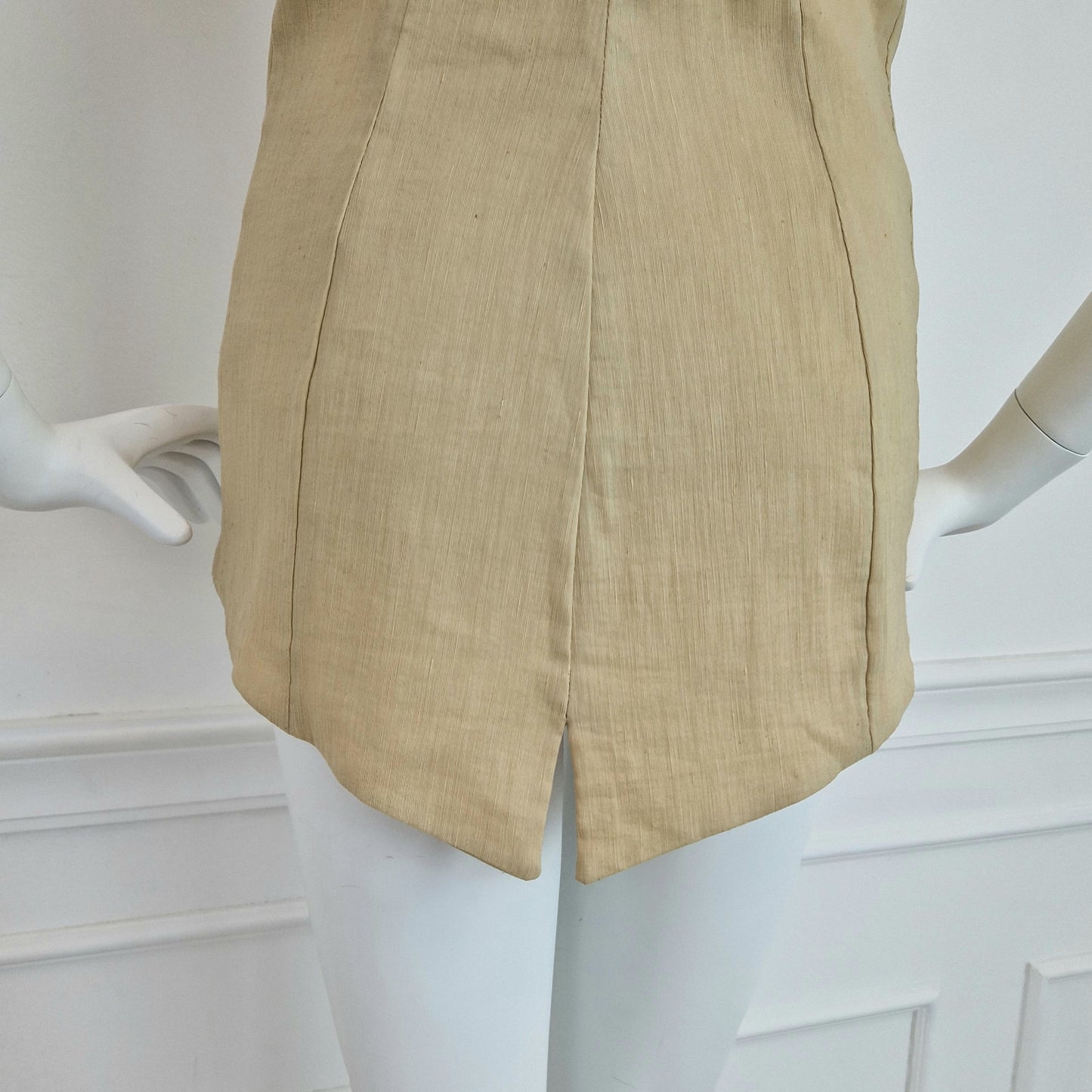 Bustino G di Romeo Gigli lino beige