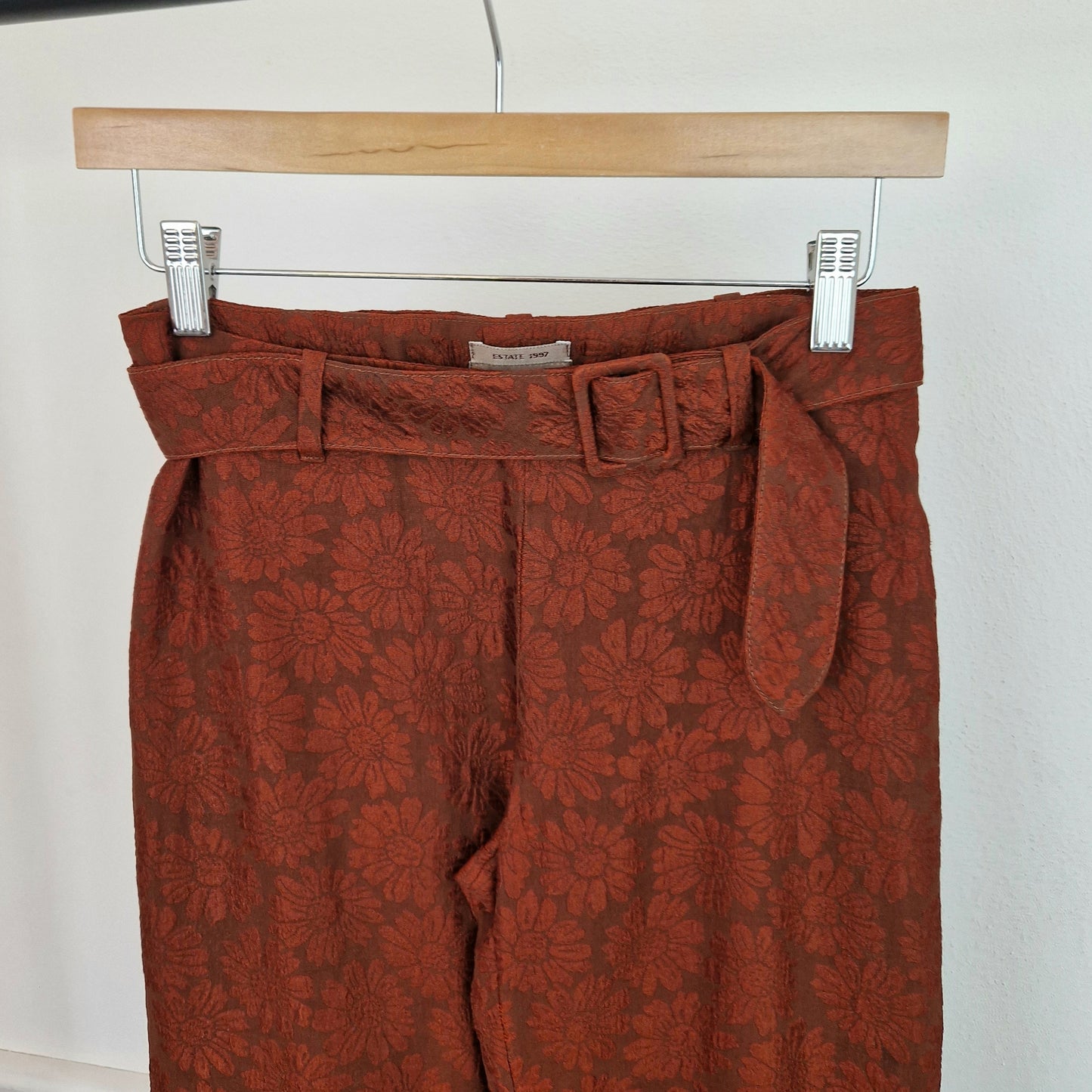 Pantaloni Romeo Gigli 1997 stampa fiori