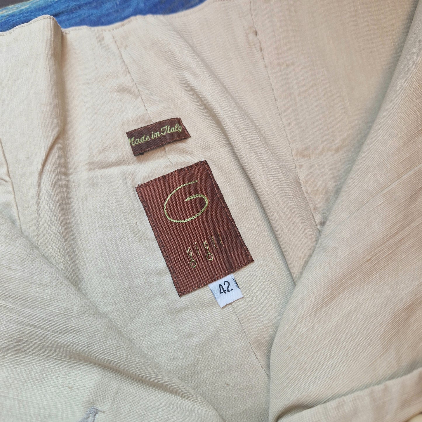 Bustino G di Romeo Gigli lino beige