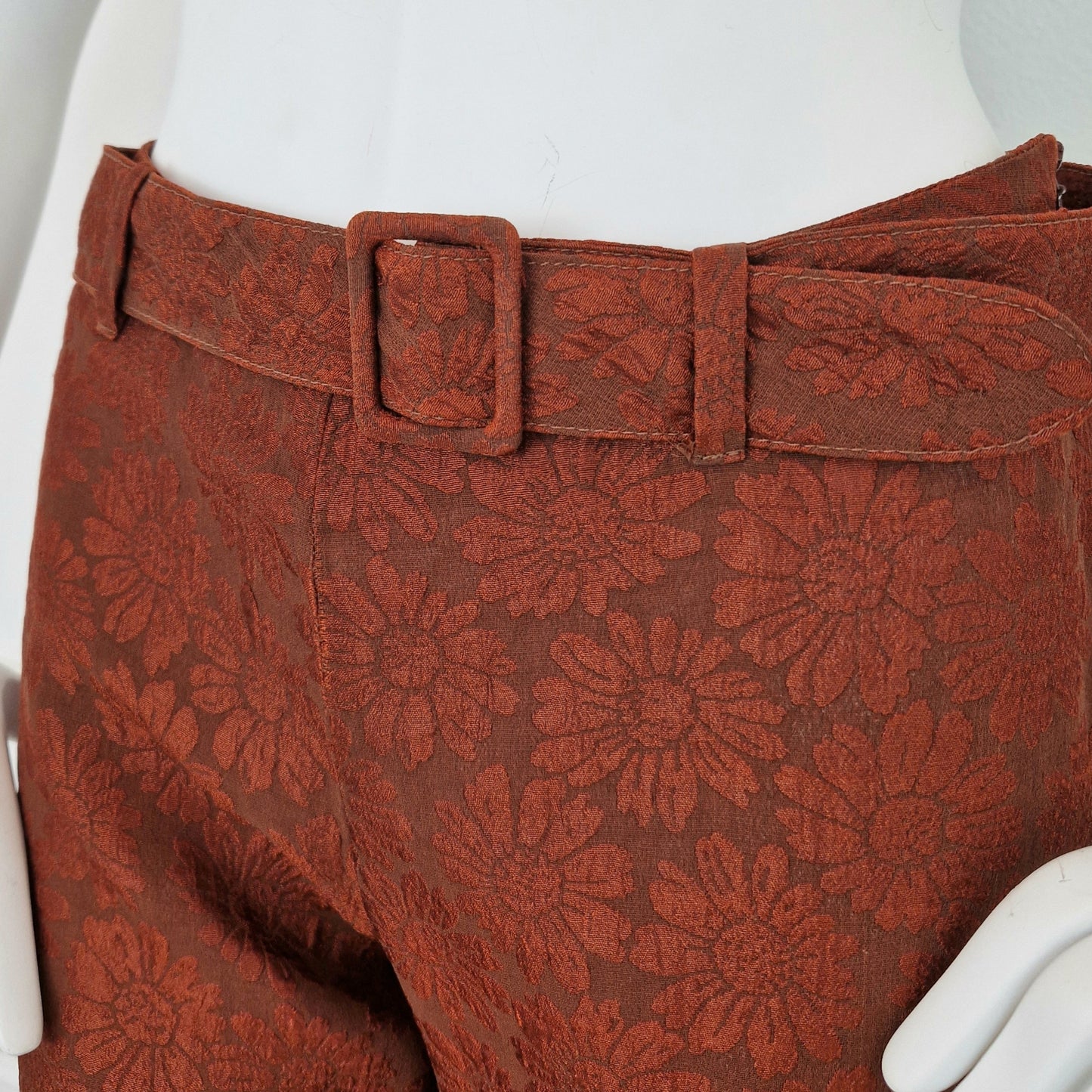 Pantaloni Romeo Gigli 1997 stampa fiori