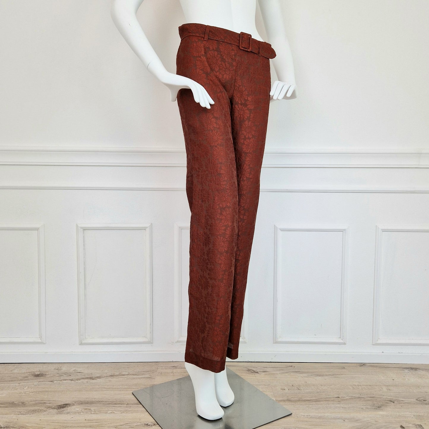 Pantaloni Romeo Gigli 1997 stampa fiori