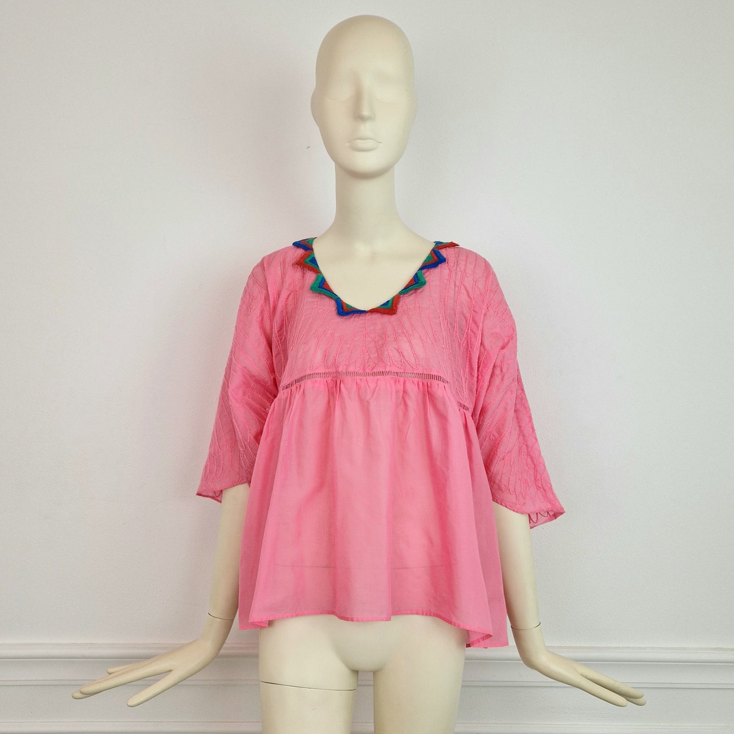 Blusa Tsumori Chisato cotone rosa
