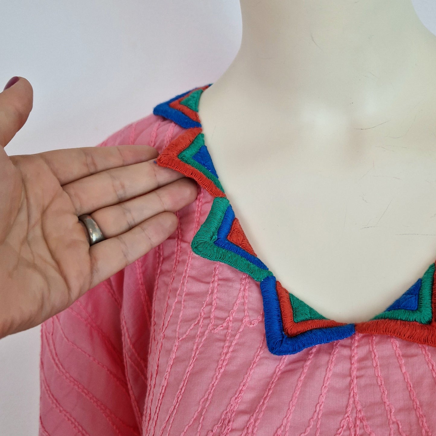Blusa Tsumori Chisato cotone rosa