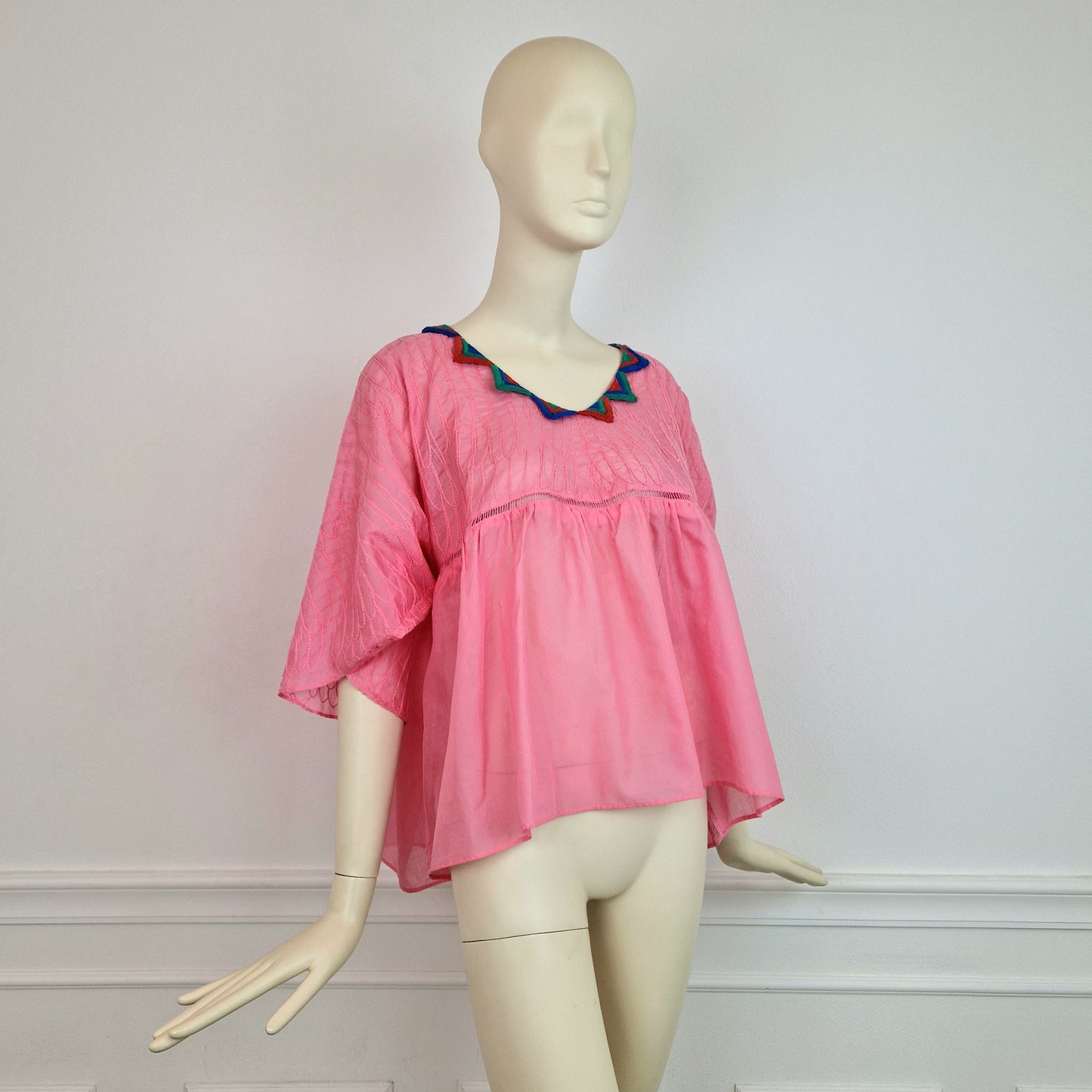 Blusa Tsumori Chisato cotone rosa