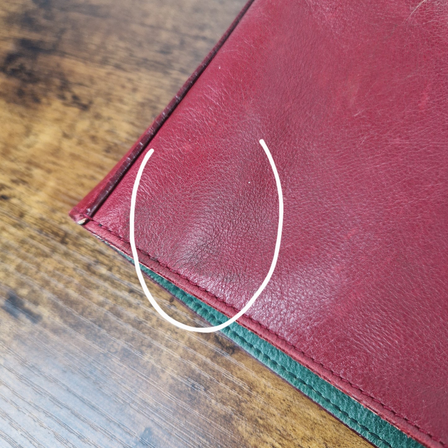 Borsa Jil Sander pelle ciliegia