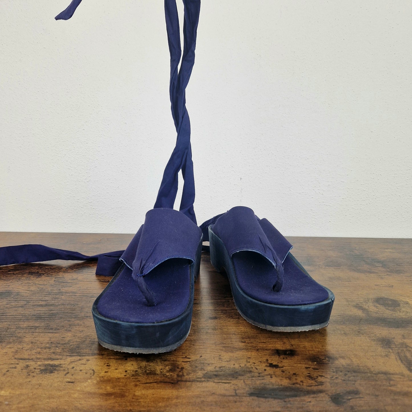 Sandali Romeo Gigli tessuto e legno