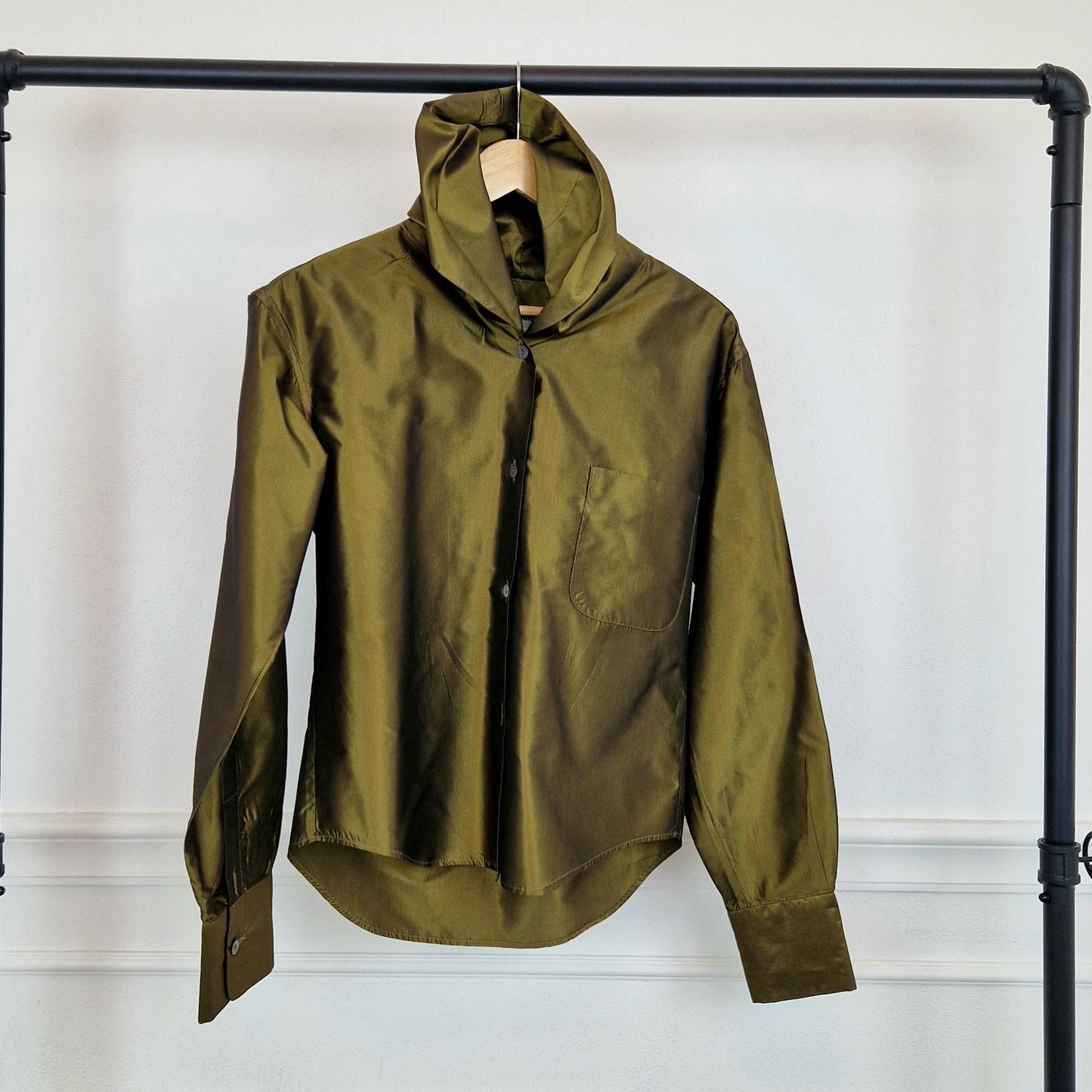 Camicia Romeo Gigli verde 1989