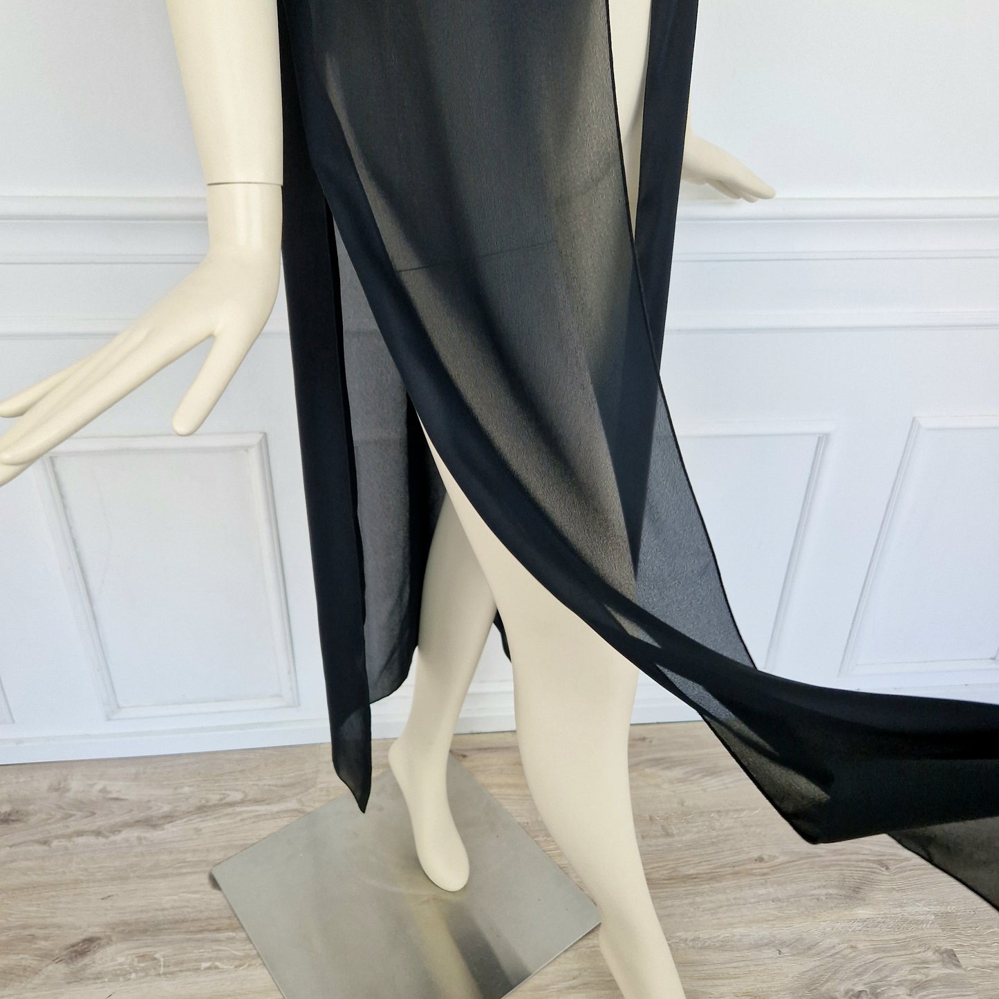 Tunica - chemisier nero anni '90