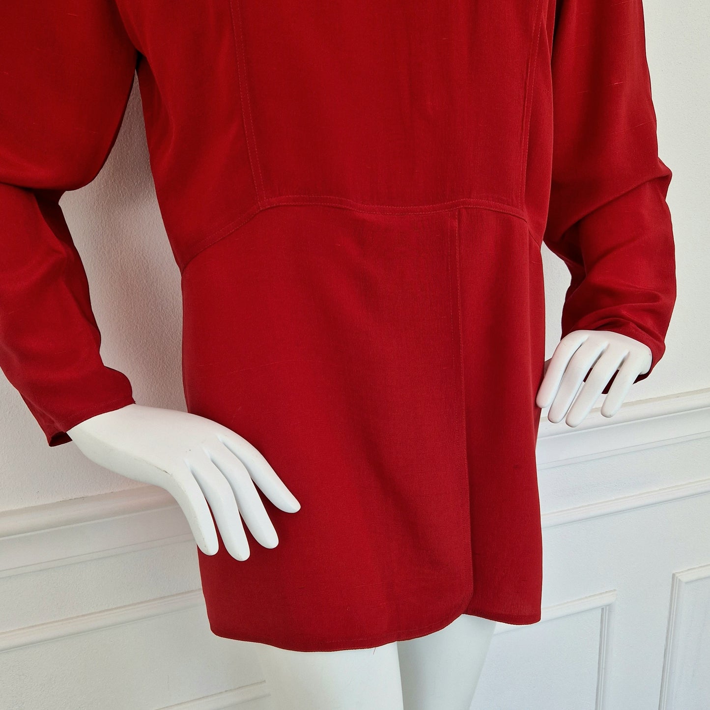 Blusa Gianfranco Ferre' seta rossa