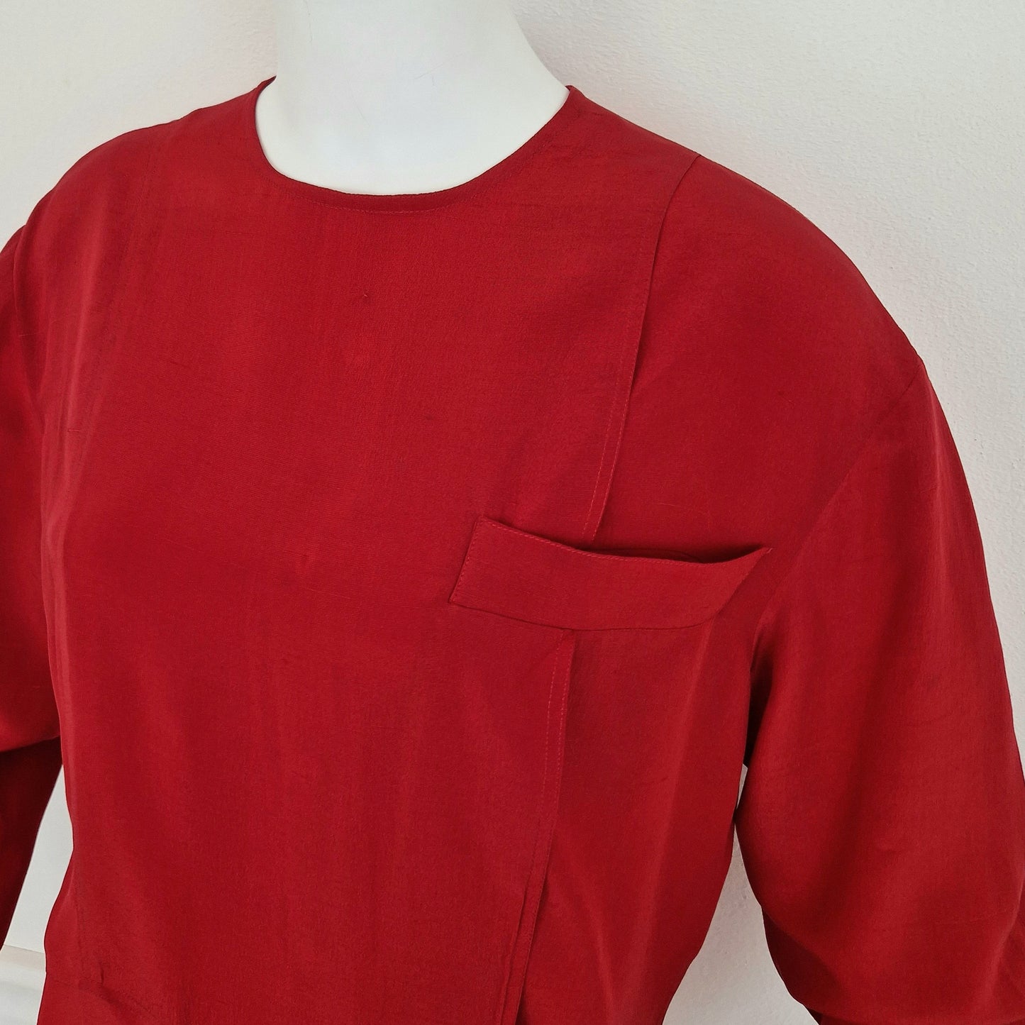 Blusa Gianfranco Ferre' seta rossa