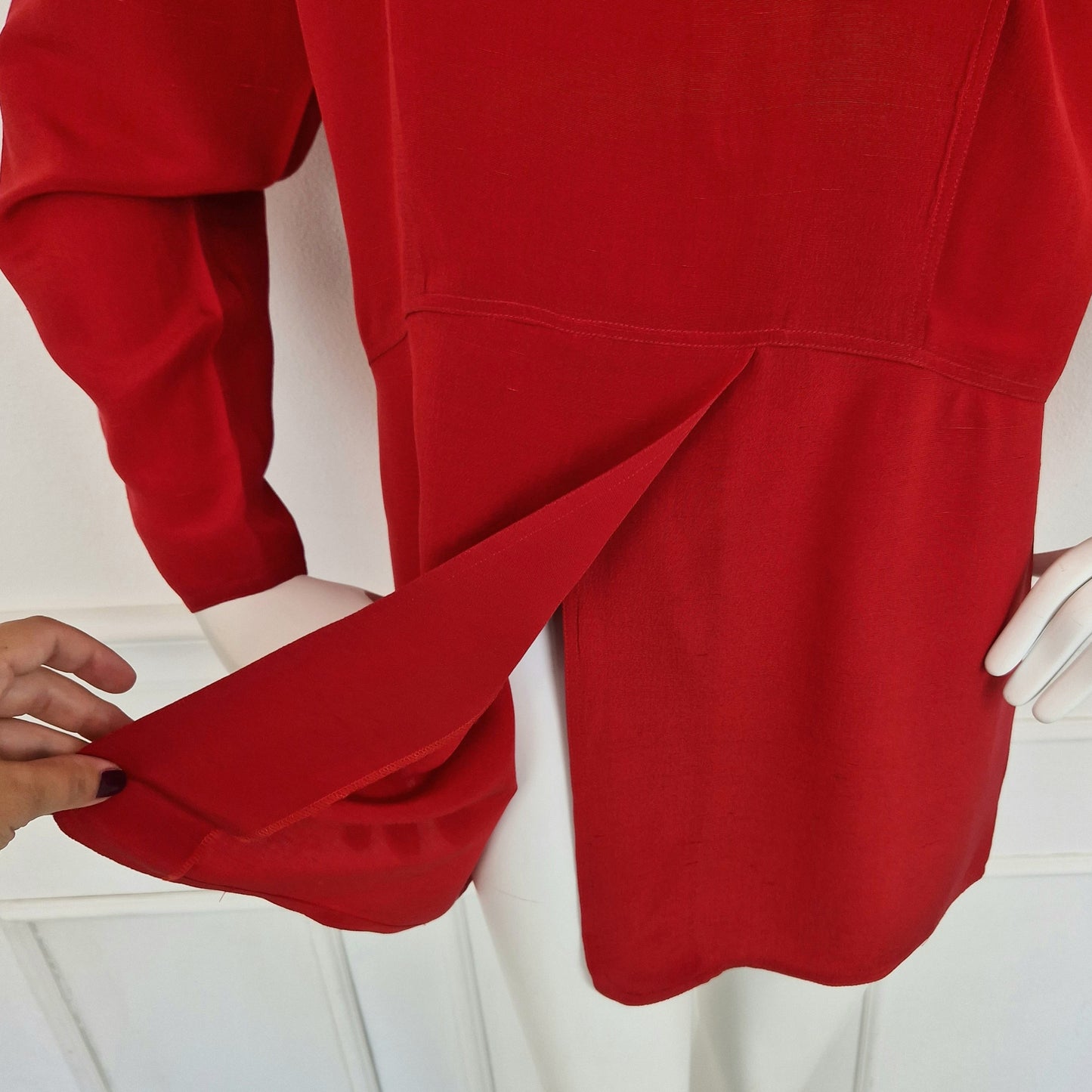 Blusa Gianfranco Ferre' seta rossa