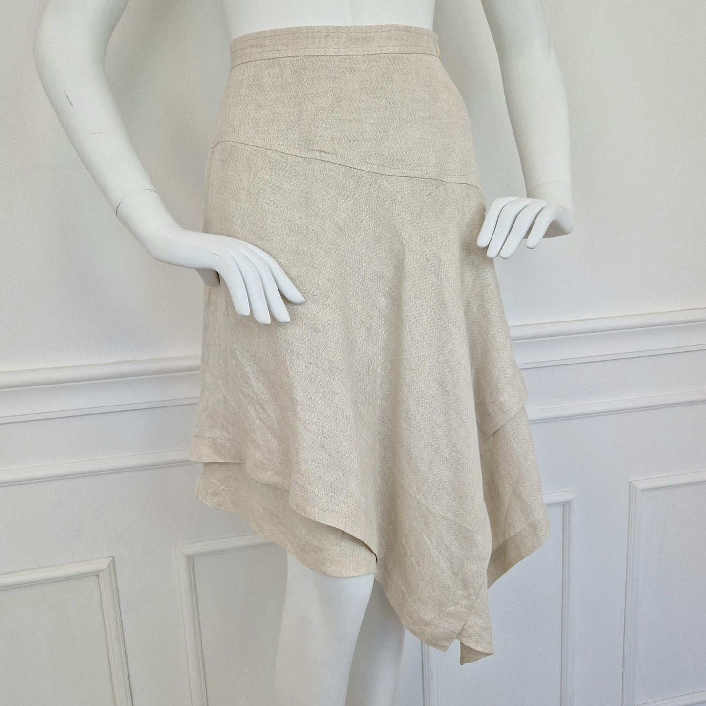 Gonna Comme des Garçons lino beige