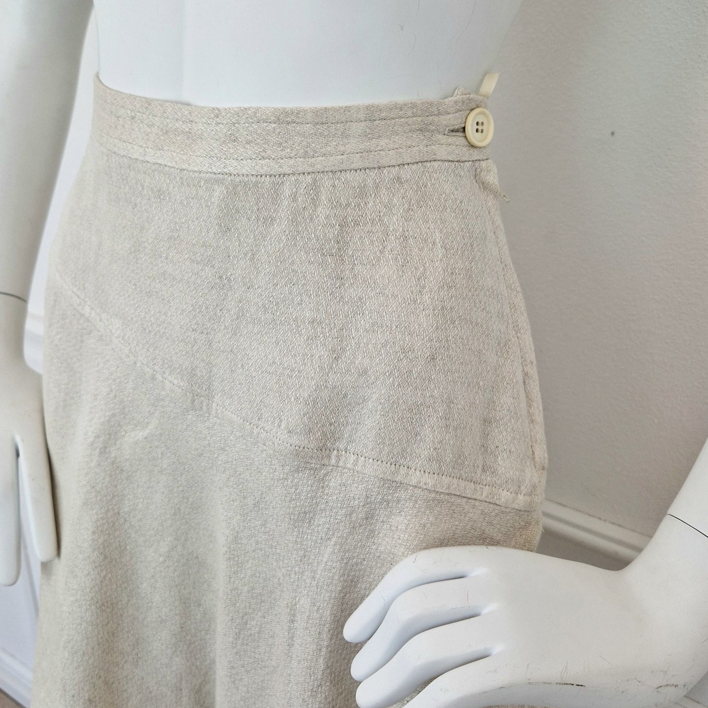 Gonna Comme des Garçons lino beige