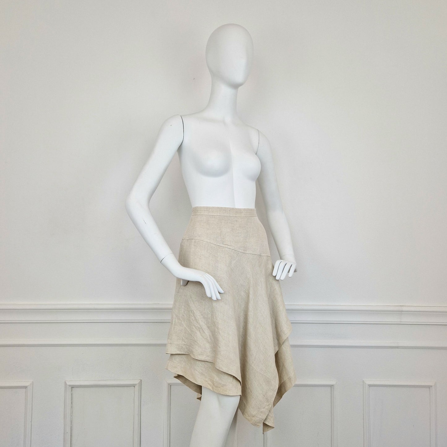 Gonna Comme des Garçons lino beige