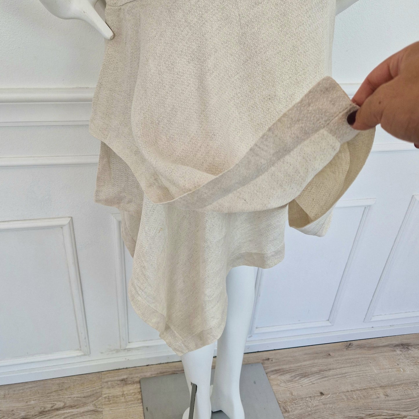 Gonna Comme des Garçons lino beige
