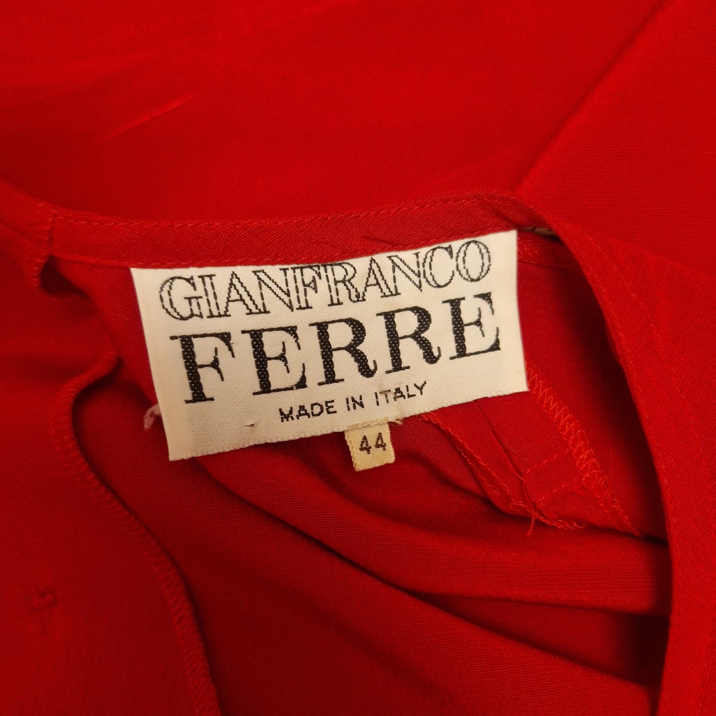 Blusa Gianfranco Ferre' seta rossa
