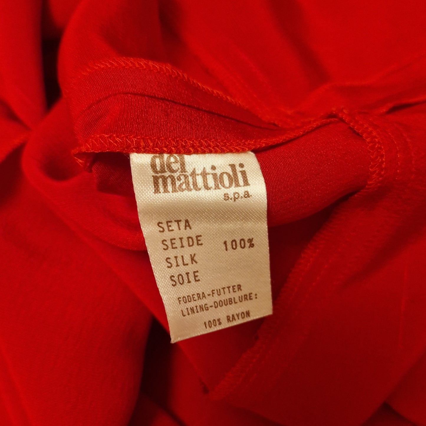 Blusa Gianfranco Ferre' seta rossa