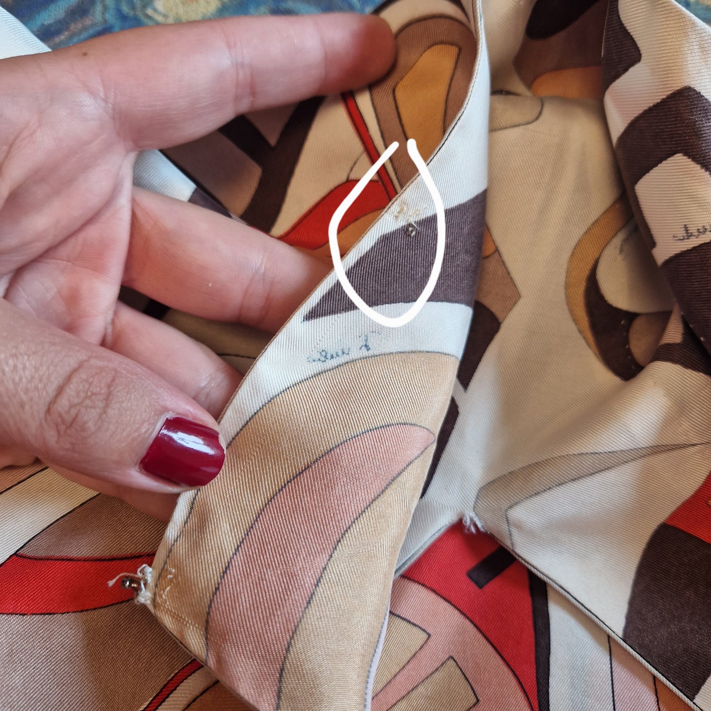 Blusa Emilio Pucci vintage seta